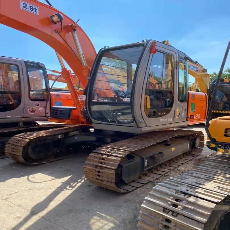 En çok satan HITACHI ex120 Hidrolik sürünen kazma makinesi İkinci el Güzel kalite / Kullanılmış kazma makinesi HITACHI ex120 sıcak satış