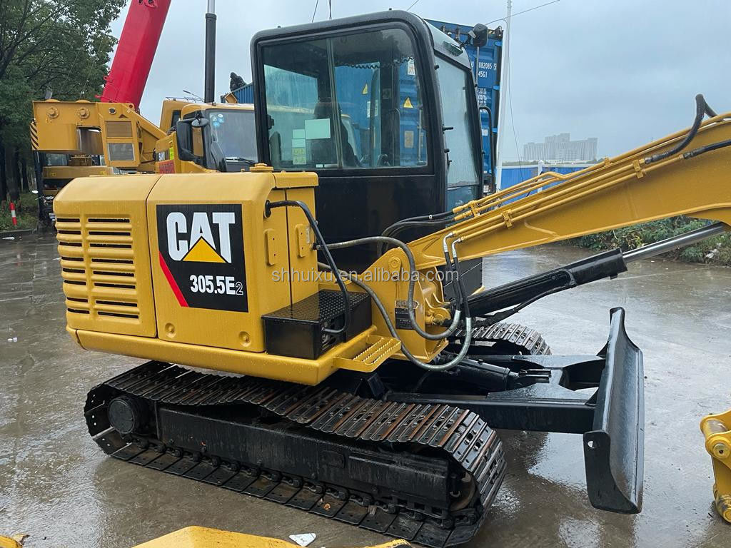 Köpek kullanılmış kazıcı sürünen 305.5 e2 ikinci el mini kazıcı CAT305.5E ucuz fiyatlı kazıcı CAT 303 kedi 306 kazıcı