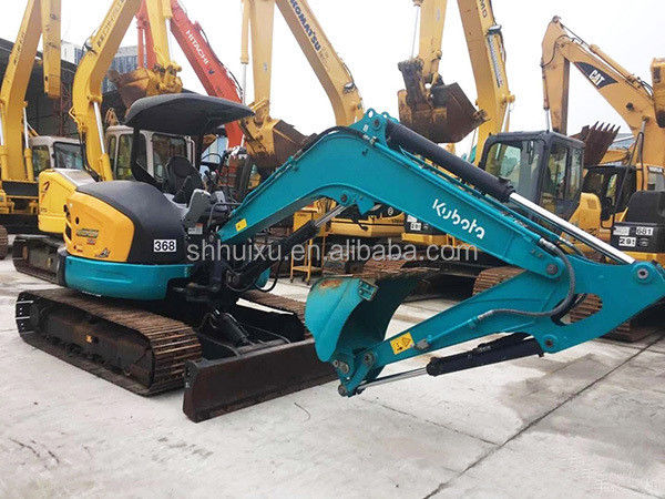 Kullanılmış mini kazıcı Kubota55 Japonya kökenli ucuz fiyat/İlk el hidrolik sürünen kazıcı Kubota55 Yüksek kalite