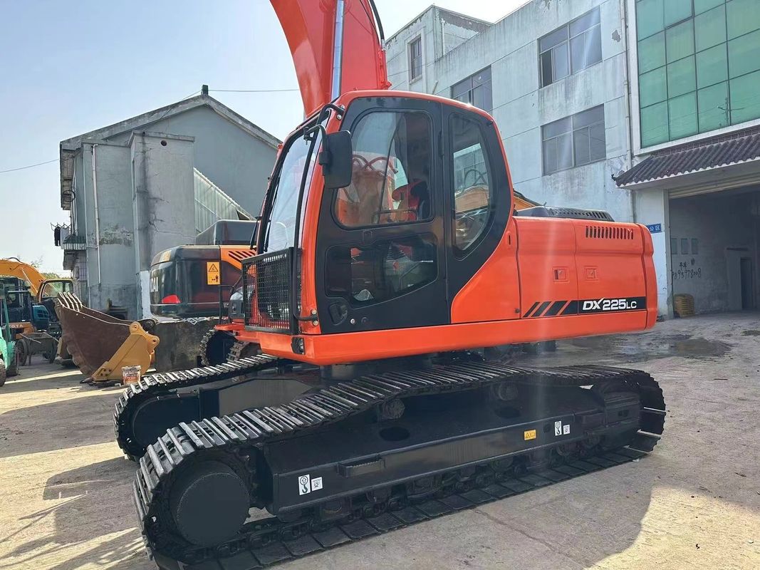25 ton orijinal renk kullanılmış sürünen büyük kazıcı Doosan Dh225-9 ikinci el kazıcı