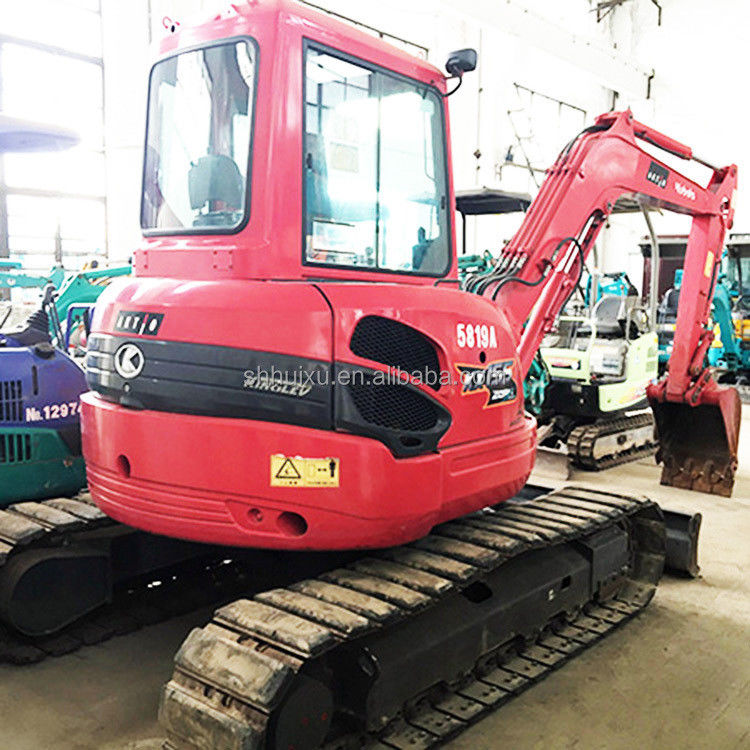 Kullanılmış mini kazıcı Kubota55 Japonya kökenli ucuz fiyat/İlk el hidrolik sürünen kazıcı Kubota55 Yüksek kalite