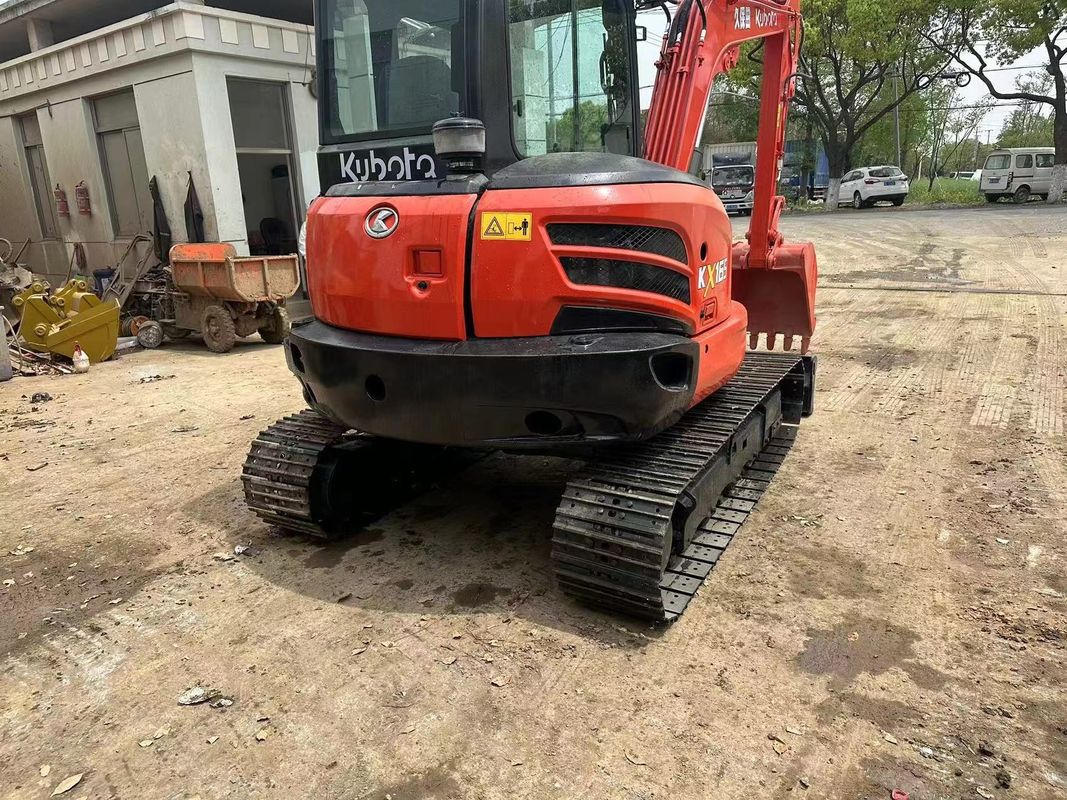 Kullanılmış mini kazıcı Kubota165 Japonya kökenli ucuz fiyat/İlk el hidrolik sürünen kazıcı Kubota165 Yüksek kalite