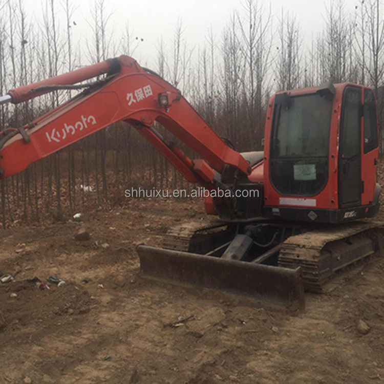 Yüksek kaliteli kullanılmış mini kazıcı Kubota185 Japonya kökenli ucuz fiyat ikinci el hidrolik sürünen kazıcı