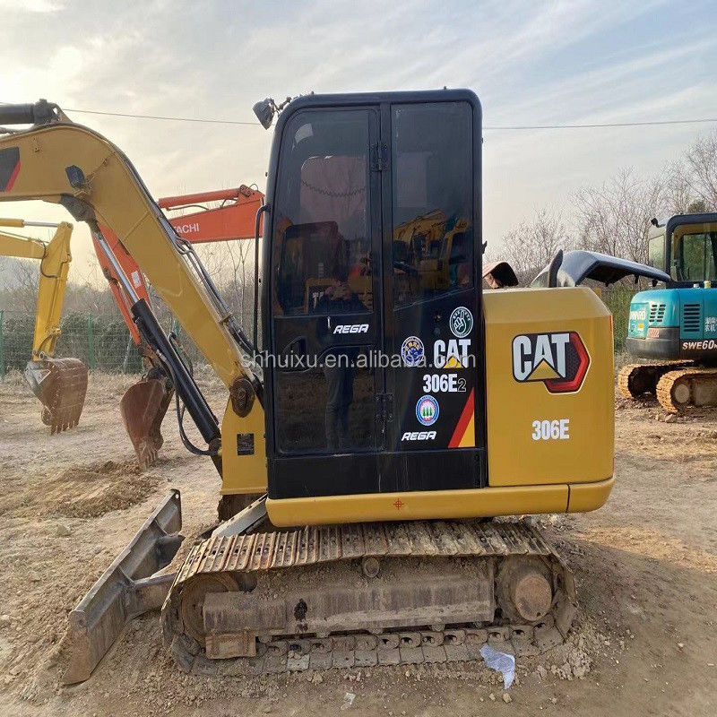 Kullanılmış İnşaat Makinesi Çarpıcı Kazı Makinesi Cat306e İyi Kalite Ucuz Fiyat/İlk Kul Mini Cat306e Japon markası
