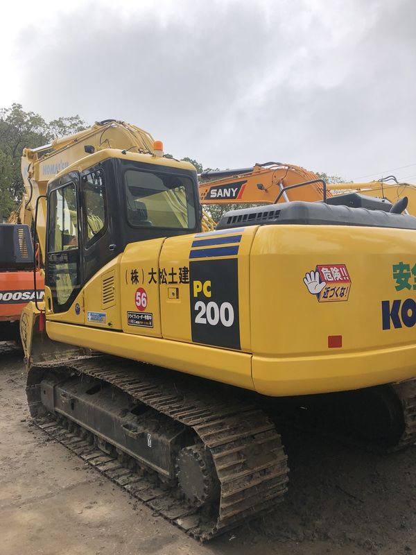 Anhui'de kullanılmış kazık makinesi 20 30 40 ton Komatsu kazık makinesi PC300 PC200 PC400