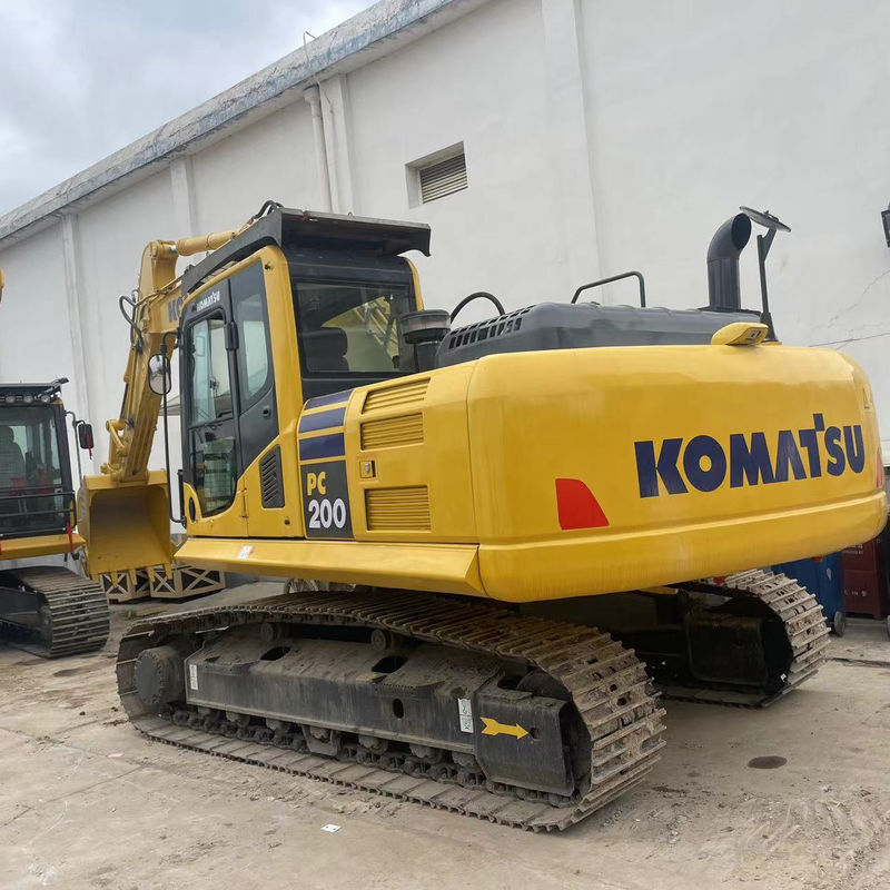 25.6TON Kullanılmış komatsu PC 200 ekskavatörü /Neredeyse yeni / ikinci el komatsu PC 200-5 orta ekskavatörü