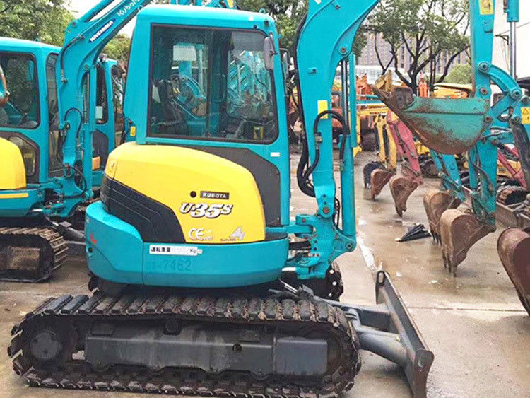 Sürünen kazıcı Kullanılmış KUBOTA35 KXU35/ ikinci el Japonya motoru KUBOTA KX35 KX U35 35