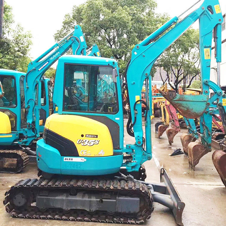 Sürünen kazıcı Kullanılmış KUBOTA35 KXU35/ ikinci el Japonya motoru KUBOTA KX35 KX U35 35