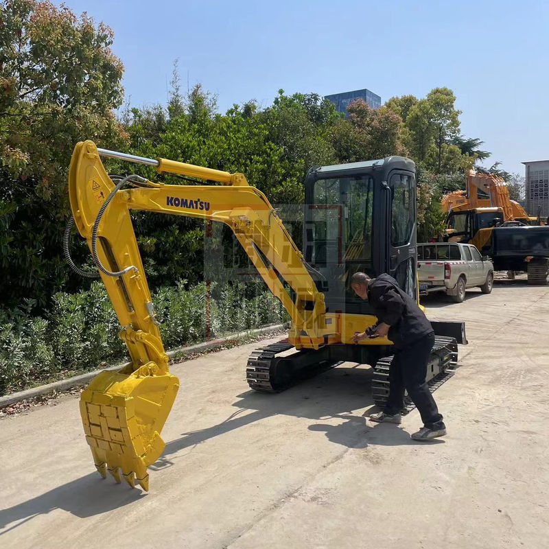 Kullanılmış mini ekskavatör Komatsu PC35 kabinli küçük kazıcı kullanılmış makineler mini ekskavatör kullanılmış ikinci el kazıcı satılıyor
