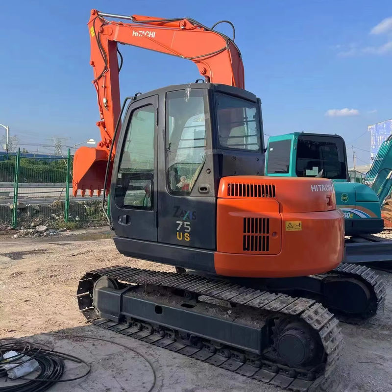 Excavator ikinci el Hitachi 75 kazıcı küçük kullanılan makineler 7,5 ton hidrolik kazıcı mini kazıcı kazıcı