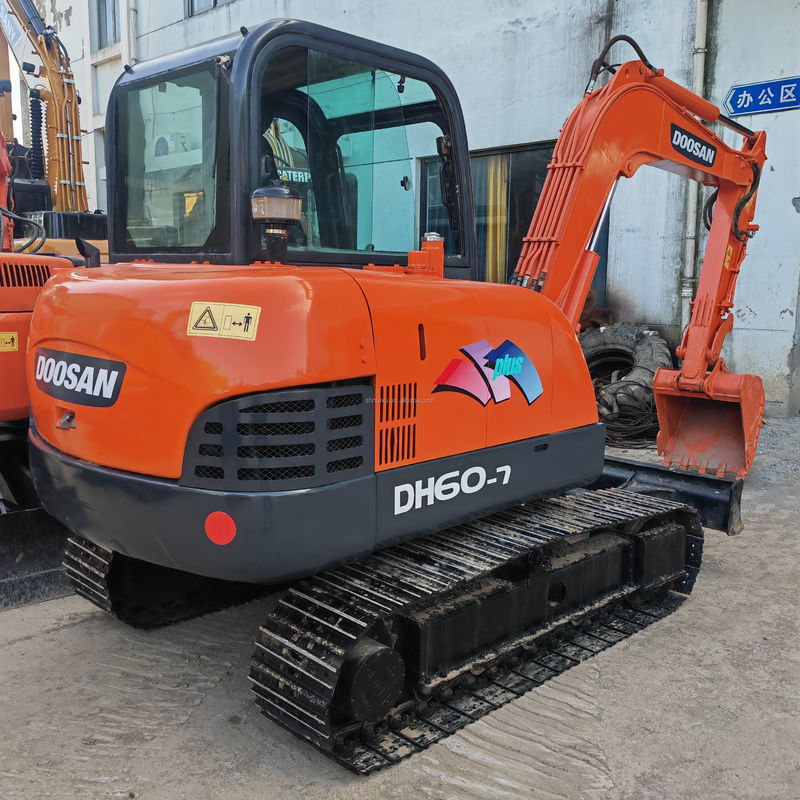 DH60 Dx60 Dh6 Kullanılmış Doosan Kazı Makinesi İkinci El Kazı Makinesi 5.5 Ton