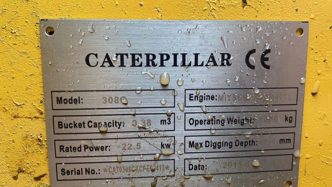 CAT 308c ağır makine yapımı CAT 303 cat 306 ekskavatör