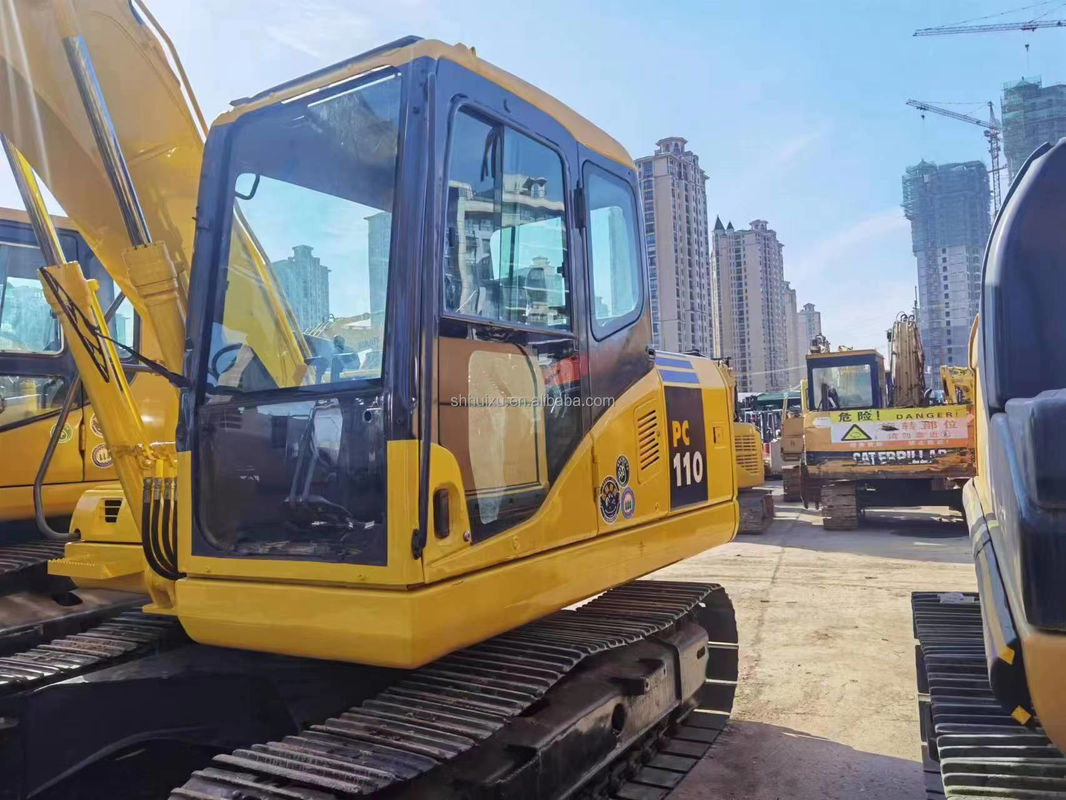 El kullanımı toprak kazıcı Komatsu PC110 el kullanımı makineleri el kullanımı post delik kazıcılar ikinci el kazıcılar satılıyor