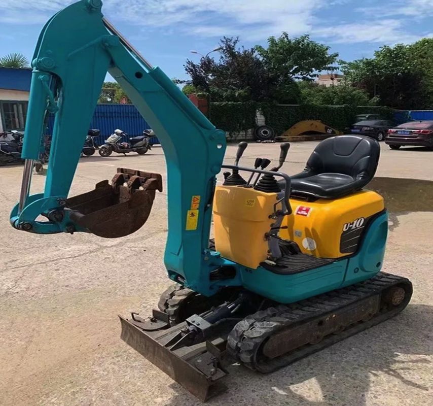 Uzun çalışma saatleri ve düşük fiyatları olan kullanılmış Mini Ekskavatör sıcak satış için 1 ton KUBOTA U10 Crawler Excavator