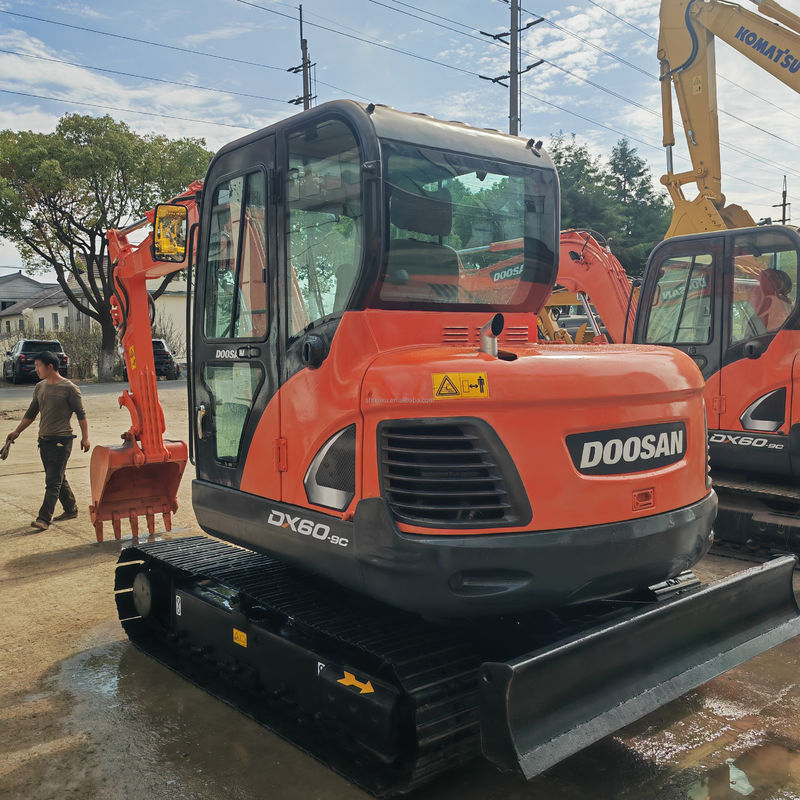 5.7 Ton Doosan DX 60 Dh60 İkinci El Kazı Makinesi Kullanılmış Çamurlu Kazı Makinesi