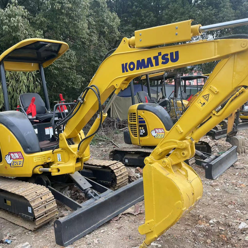Kullanılmış mini kazıcı Komatsu PC35 kabinsiz küçük kazıcı kullanılmış makineler mini kazıcı kullanılmış ikinci el kazıcı satılıyor