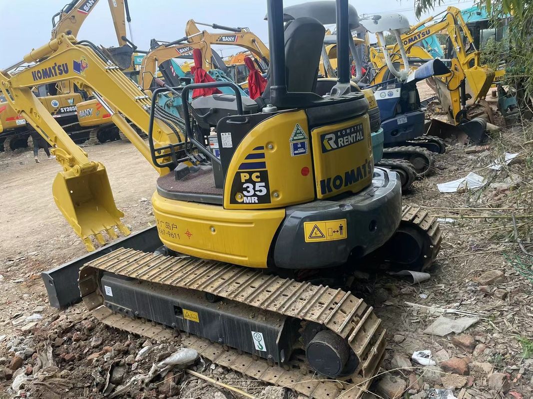 Kullanılmış mini kazıcı Komatsu PC35 kabinsiz küçük kazıcı kullanılmış makineler mini kazıcı kullanılmış ikinci el kazıcı satılıyor