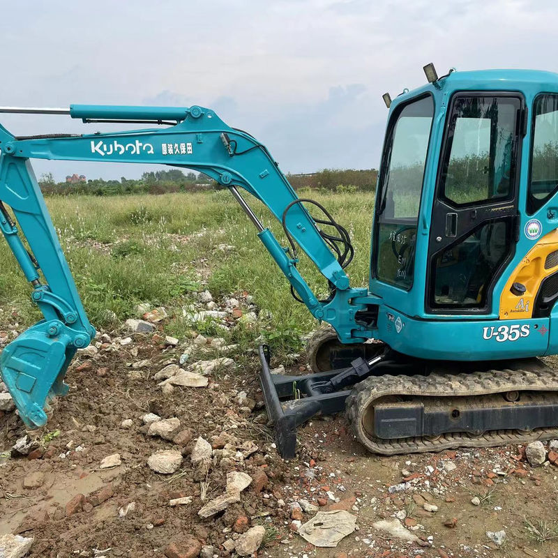 kullanılmış mini Kubota U35S ekskavatörü ikinci el ekskavatörü Japonya'da Kubota u35 mini ekskavatörü