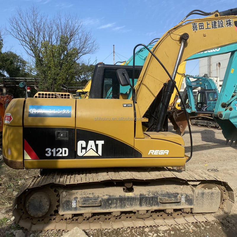 Kaliteli 12 tonluk kullanılmış CAT 312d sürünen kazık makinesi iyi fiyatta satılıyor CAT 303 cat 306 kazık makinesi