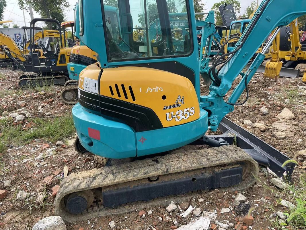 kullanılmış mini Kubota U35S ekskavatörü ikinci el ekskavatörü Japonya'da Kubota u35 mini ekskavatörü
