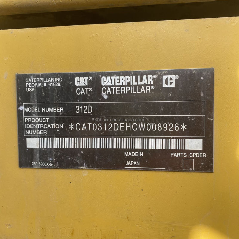 Kaliteli 12 tonluk kullanılmış CAT 312d sürünen kazık makinesi iyi fiyatta satılıyor CAT 303 cat 306 kazık makinesi