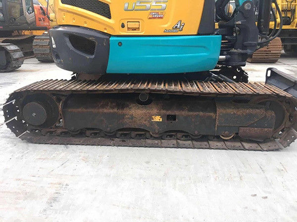 Kullanılmış mini ekskavatör Kubota U55 ikinci el Kubota küçük ekskavatör Japonya orijinal Kubota U55 mini kazıcı