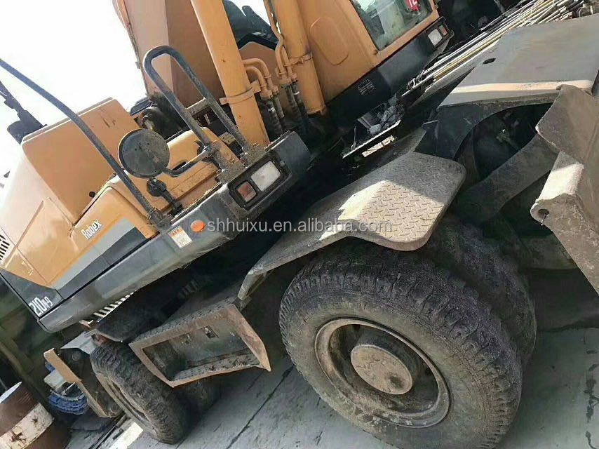 Kore orijinal 2014 Kullanılmış Hyundai r210w-9 tekerlekli kazıcı/ lastik makinesi R210w-9 Hyundai satılık
