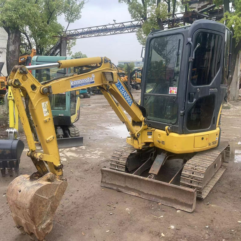Çin bahçe kazıcı Komatsu PC20 çiftlik kullanan tarım makineleri ekipmanları için kabin mini kazıcı ile