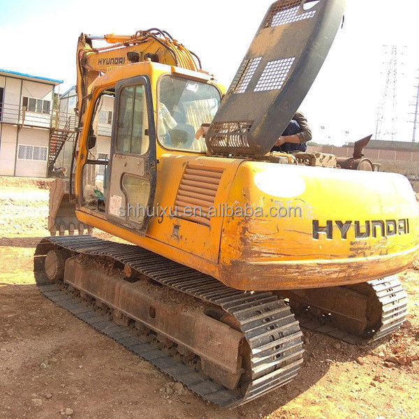 Orijinal Hyundai130 ikinci el satılıyor küçük ekskavatör iyi durumda iyi kalite