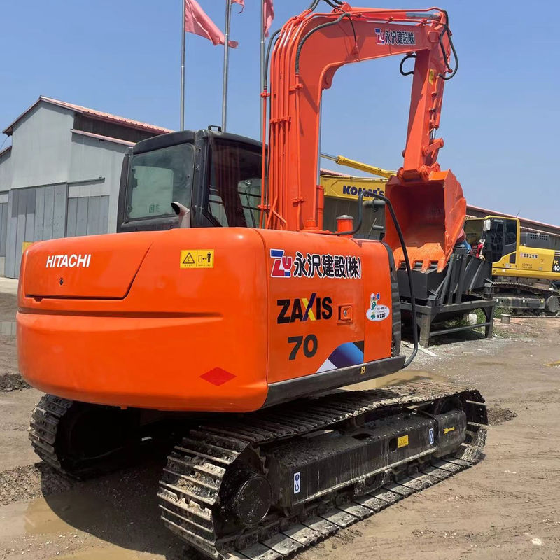 Kullanılmış mini kazıcı Hitachi 70 kazıcı küçük kullanılan makine 7 ton el toprak kazıcı küçük kazıcı