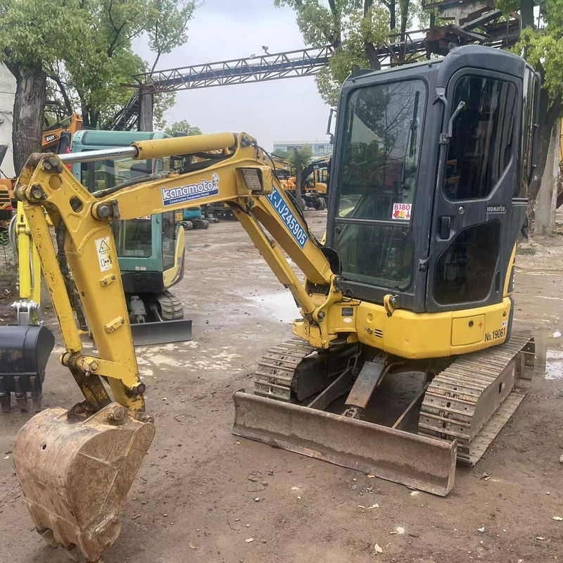 stokta düşük fiyat kazıcı sürünen Komatsu PC20 kabinli kazıcı ikinci elJaponya Kullanılmış Komatsu hidrolik sürünen kazıcı kullanılmış