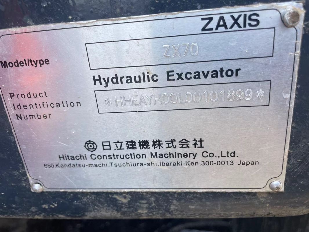 Kullanılmış mini kazıcı Hitachi 70 kazıcı küçük kullanılan makine 7 ton el toprak kazıcı küçük kazıcı