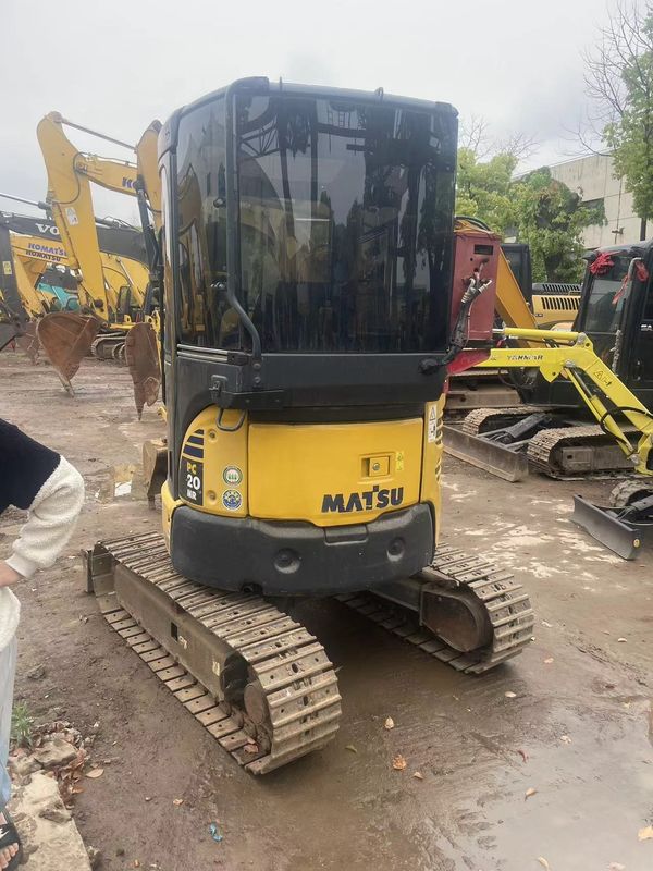 stokta düşük fiyat kazıcı sürünen Komatsu PC20 kabinli kazıcı ikinci elJaponya Kullanılmış Komatsu hidrolik sürünen kazıcı kullanılmış