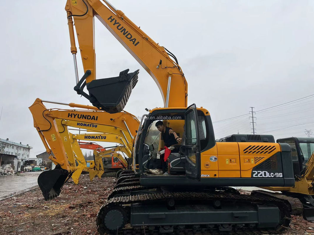 İnşaat Makinesi Kullanılmış Hidrolik Çarpıcı Kazıcı Hyundai 225-9 Marka Kore