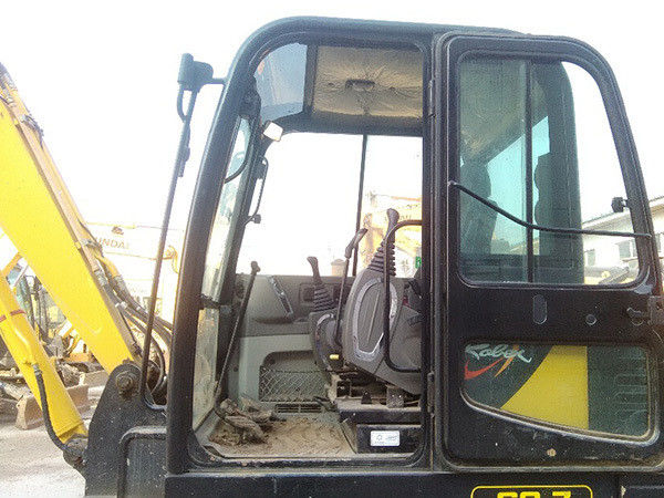 6 tonluk Hyundai kullanılmış tekerlekli kazık makineleri R60-7 Hyundai kullanılmış kazık makinesi Crawler 60