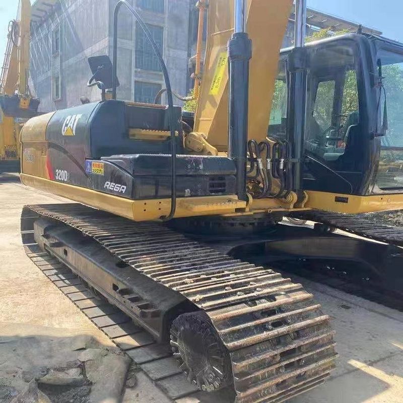 İkinci el kaliteli kazma makinesi Cat320D Japonya kökenli stokta EPA Caterpillar ile kullanılan tırtıl kazıcı