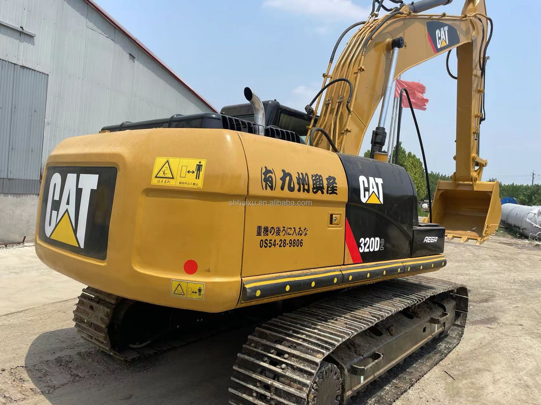 İkinci el kaliteli kazma makinesi Cat320D Japonya kökenli stokta EPA Caterpillar ile kullanılan tırtıl kazıcı