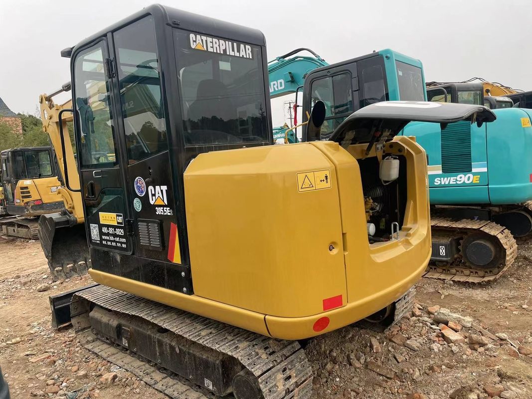 Kaliteli 5.5 ton kullanılmış CAT 305.5 sürünen kazık mini tırtıl satılıyor CAT 303 Kayıtta olan tırtıl