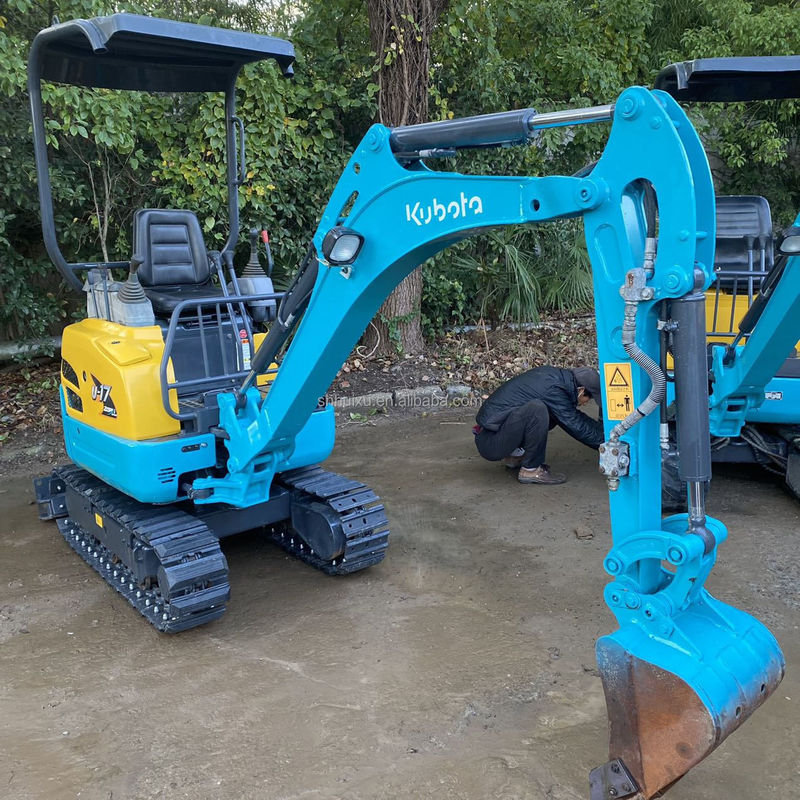 Kullanılmış 2T Kubota U17 şarjlı dizel hidrolik sürünen kazık makinesi inşaat için indirimli fiyatla yüksek kalitede Kubota U35
