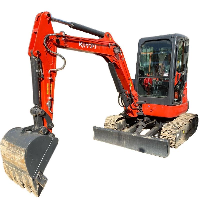 Kullanılmış Kubota40 ekskavatörü iyi durumda/İkinci el hidrolik sürünme ekskavatörü Kubota40 satılıyor