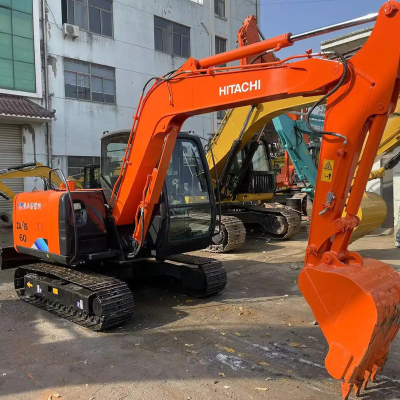 %90YENİ Kullanılmış Ekskavatör Hitachi ZX60 mini ekskavatör 6 ton Japon ikinci el ekskavatörü
