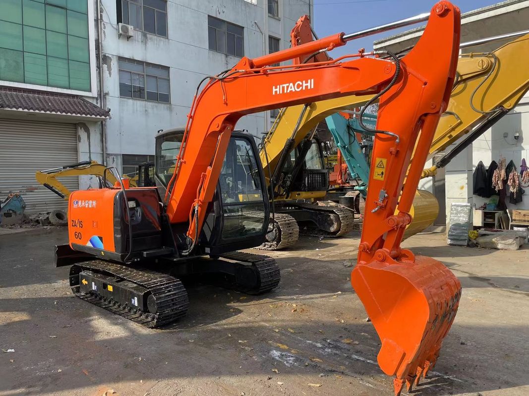 Profesyonel Kaliteli Hitachi kullanılmış zx60 6 tonluk mini kazıcılar 60 model Hitachi makineleri satılıyor