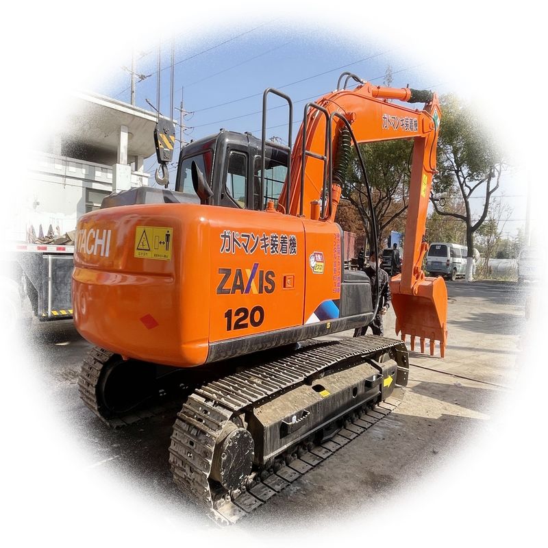 İkinci el Makine Kullanılmış kazıcı kazma makinesi HITACHI 120 Düşük Fiyatta Satılıyor