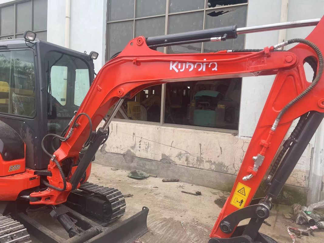 Düşük çalışma saati kazı el Kubota U35 kullanılmış yüksek kaliteli motor ve pompa kazı kullanılmış fiyatlı kullanılmış hidrolik kazı makinesi