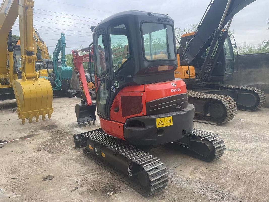 Düşük çalışma saati kazı el Kubota U35 kullanılmış yüksek kaliteli motor ve pompa kazı kullanılmış fiyatlı kullanılmış hidrolik kazı makinesi