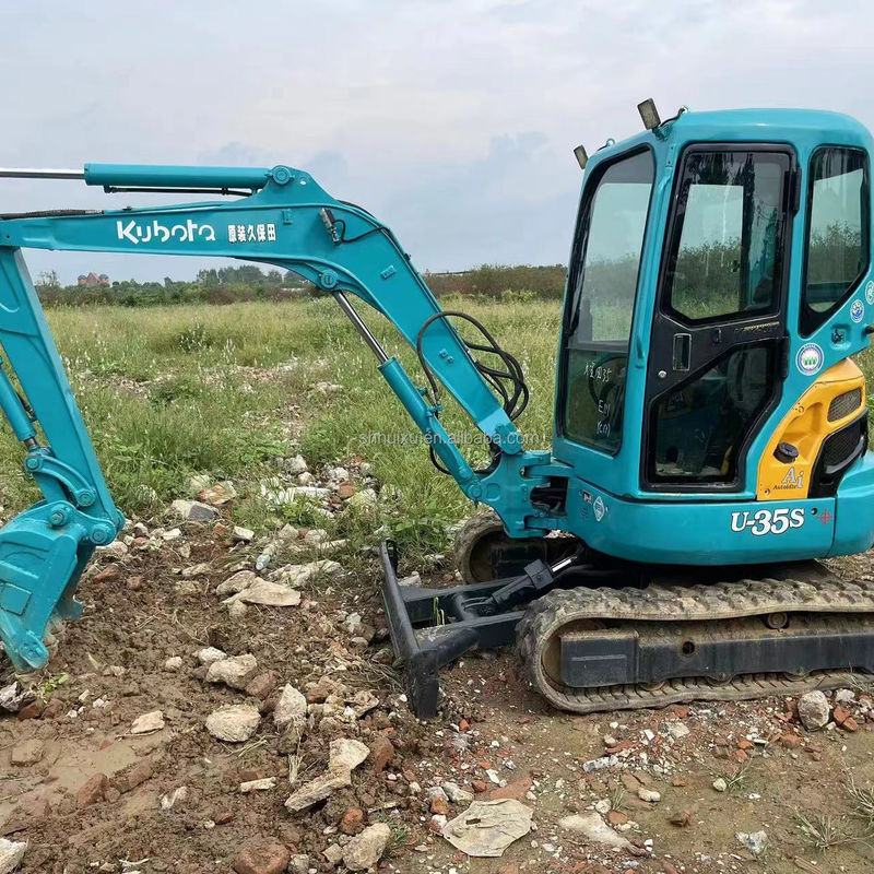 Düşük çalışma saati Kubota U35S kazı satışı yüksek kaliteli motor ve pompa kazı kullanılmış eski makine ucuz kullanılmış