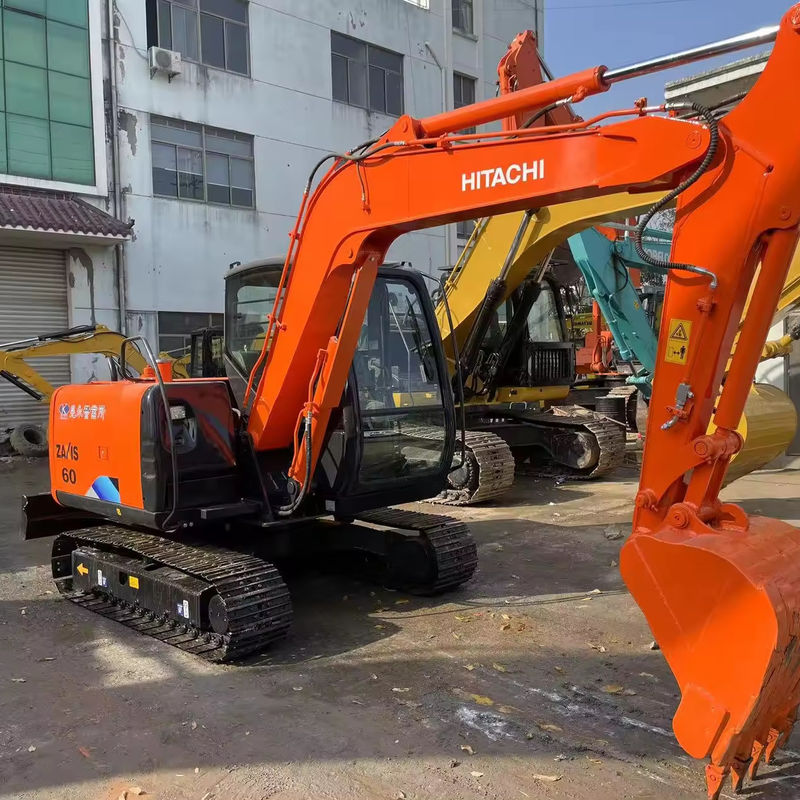 Orijinal Fabrika Üretimi Kaliteli Hitachi kullanılmış zx60 6 tonluk mini ekskavatörler 60T Hitachi makineleri fabrika fiyatı