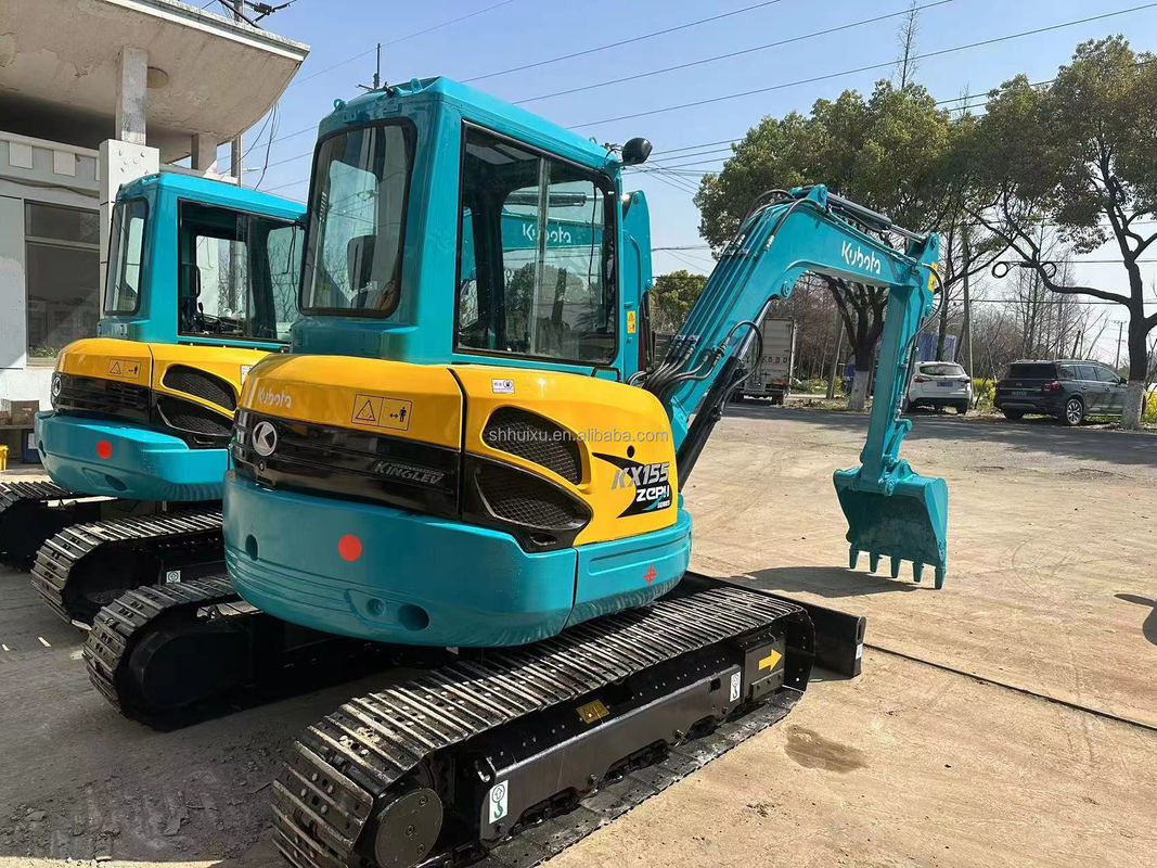 Kullanılmış sürünen kazıcı İyi kalite makineler Japon ikinci el Mini Kubota155 Ucuz fiyatlı Japon markası