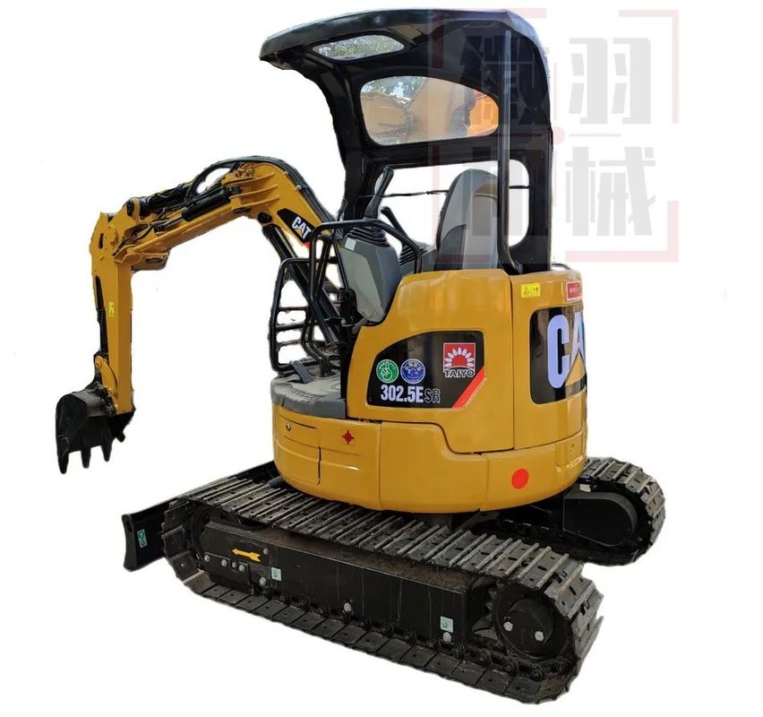 Kullanılmış yürüyüş ekskavatörü CAT302.5 araba kullanmadan ikinci el kazıcı mini ekskavatörler satılık kullanılmış mini ekskavatör satışları