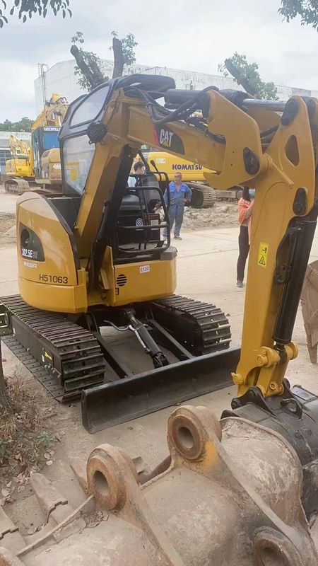 Kullanılmış yürüyüş ekskavatörü CAT302.5 araba kullanmadan ikinci el kazıcı mini ekskavatörler satılık kullanılmış mini ekskavatör satışları